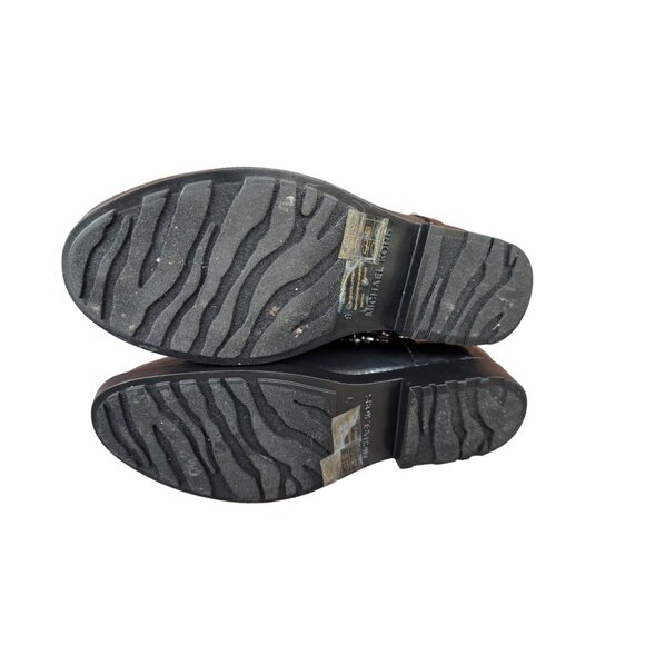 Michael Kors Women's Black Glossy Rain Harness Boots Size 9  Waterproof - Picture 8 of 10